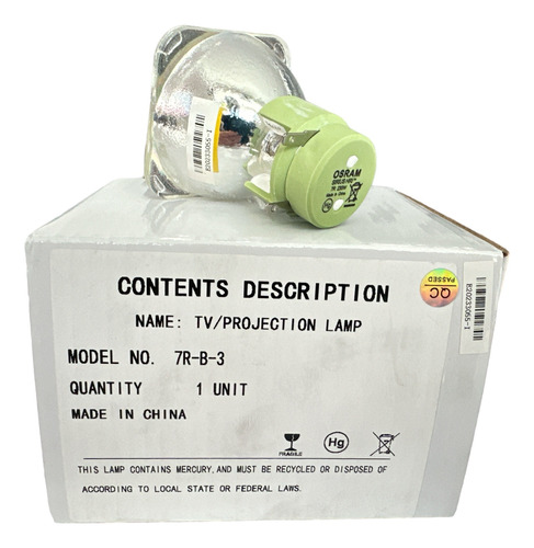 Foco 7r Lampara Descarga 7r 230w Beam Sirius Hri Osram