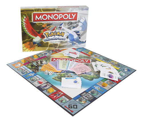 Juego De Mesa Monopoly Pokémon Edición Johto Idioma Inglés