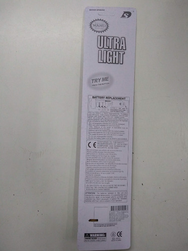 Imagen 2 de 3 de Vara Varita Magica Mago Sonido Luz Disfraz Harry Potter