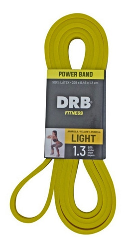 Powerband Drb® Banda Resistencia Látex Light Fitness Pilates