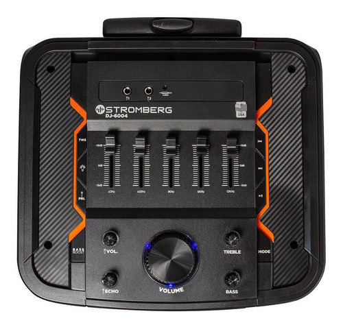 Imagen 3 de 9 de Multireproductor Bluetooth Torre Dj6004 130 Watts Stromberg