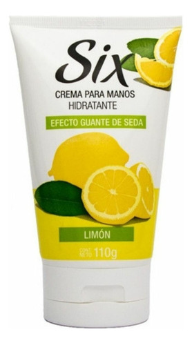 Crema Six Para Manos Limón 110 G