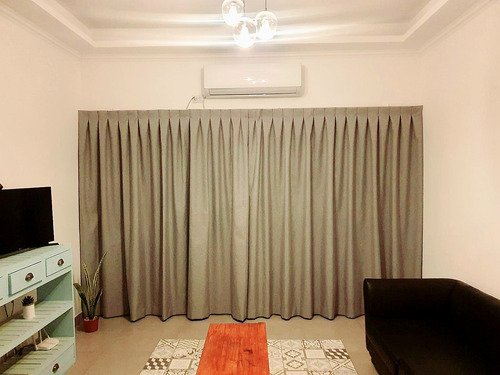 Cortinas Blackout A Medida, Hasta Alto 260cm Yute
