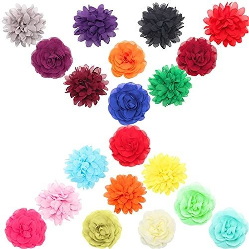 20 Pcs Collar De Perros Flores, Anglekai 2 En 1 Cq5vu