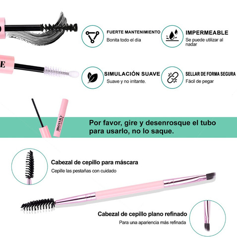 Cmayome Cílios Dd Tufos Únicos Para Extensão
