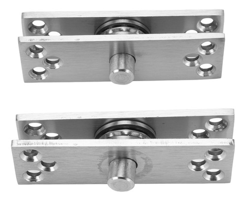 Juego De Bisagras Giratorias Para Puerta De 360°, Acero Inox