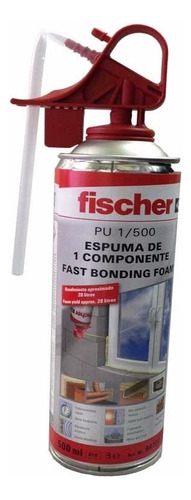 Espuma De Poliuretano Expandido 500 Fischer En Aerosol Pu 1