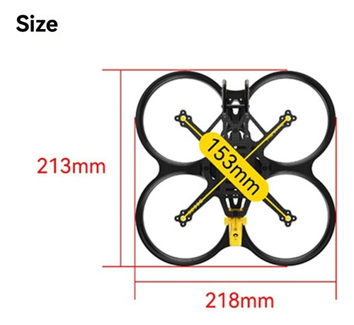 Para Bee35, Kit De Marco De 3.5 Pulgadas Para Drones De Carr
