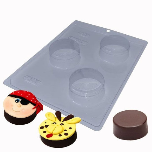 Forma Pão De Mel Pequeno Redondo Ref829 Bwb Com Silicone