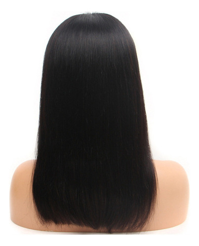 Peruca De Cabelo Humano Frontal De Renda Reta 55cm