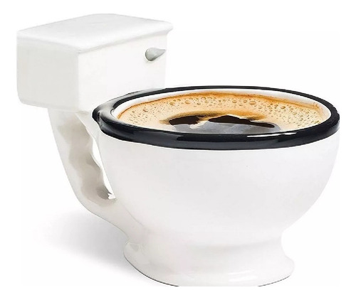 Taza De Cerámica Bowl En Forma De Inodoro Wc Envío Gratis
