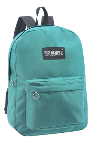 Mochila Lisa 17 Influencer Pop Q Color Turquesa