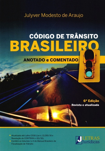 Código De Trânsito Brasileiro Anotado E Comentado