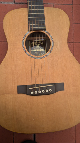 Guitarra Acústica Martin Mini Lx1 Little (taylor, Yamaha) Marrón Claro Diestro Stratabond (Usado)