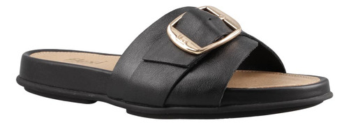 Zapato Abierto Pv065118 Forro Confort Acojinado Metalico