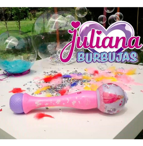 Juliana Burbujas Burbujero Automatico Con Luz Original