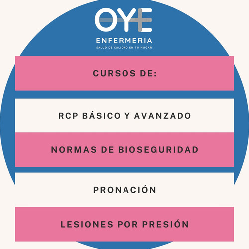 Imagen 4 de 4 de Enfermeria A Domicilio Prestaciones, Internacion, Cursos