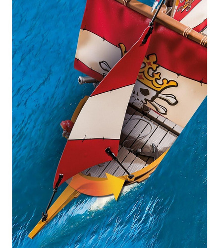Barco Pirata Playmobil 71418 Con 101 Accesorios