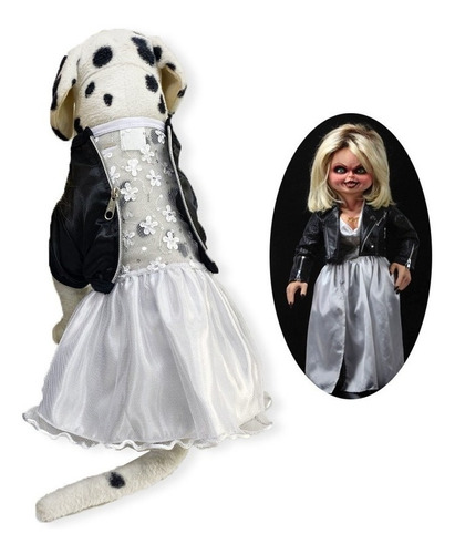 Disfraz De Tiffany(novia De Chucky) Talla 2 Para Mascotas