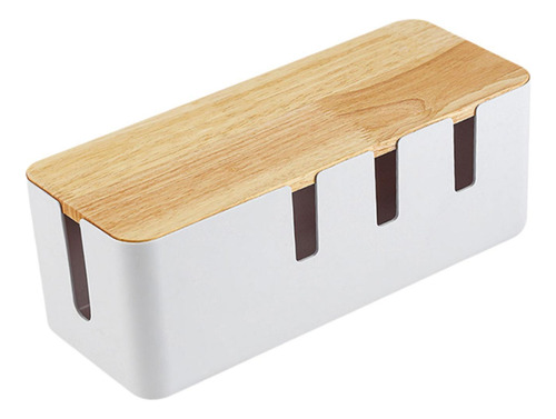 Caja Organizadora De Cables Con Tapa, Contenedor De Corto