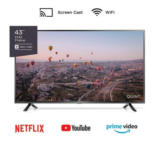 Imagen 2 de 8 de Smart Tv Quint 43 Qt1-43frame Led 1080p Fhd Wifi Linux