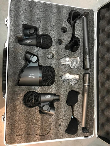 Imagen 3 de 7 de Set De Microfonos Para Bateria Parquer Ar - 5a 5pc