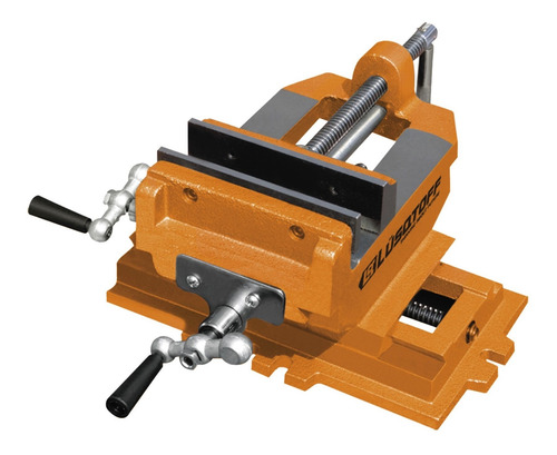 Imagen 1 de 1 de Morsa Doble Eje Fija Taladro 125mm Lusqtoff - Rex