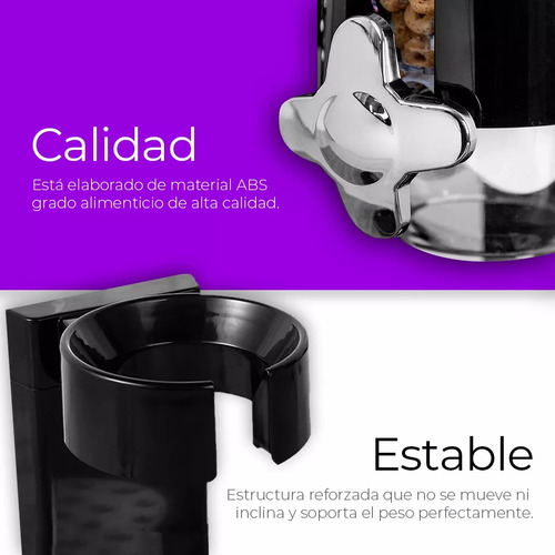 Dispensador De Cereales, Recipiente De Cereales Y Dispensado
