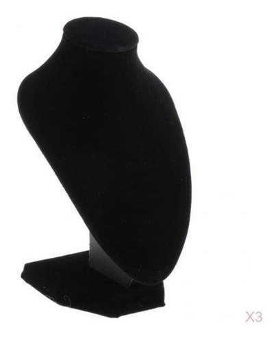 Imagem 1 de 10 de 3x Manequins De Estatueta De Algodão Expositor De Joias