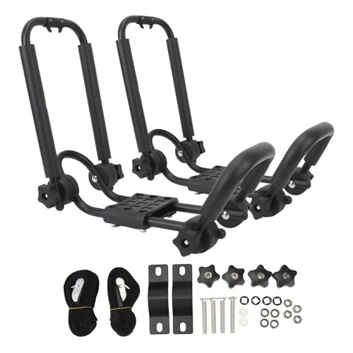 Rack Techo Kayak Universal Plegable J Barra + Correas