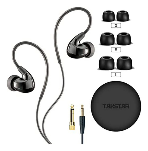 Audífonos Intraurales Auriculares Takstar Con Monitor En La 