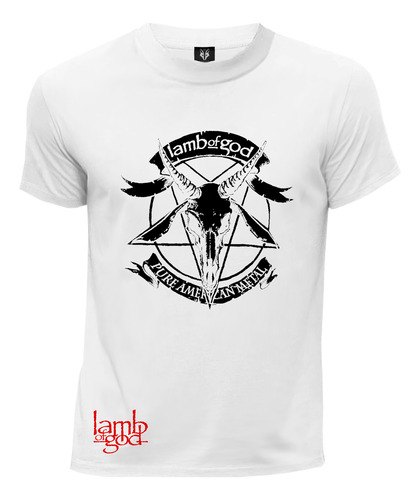 Camiseta Rock Thrash Metal American Lamb Of God