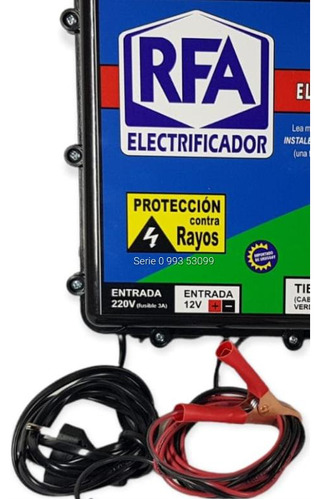 Cable Repuesto De Electrificador Rfa 