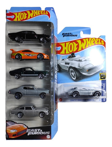 Hot Wheels Rápido Y Furioso+ Corvette Gran Spor Roadster 