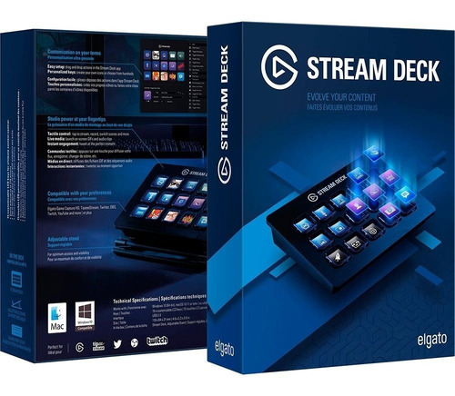 Stream Deck Elgato 15 Teclas Lcd Personalizáveis