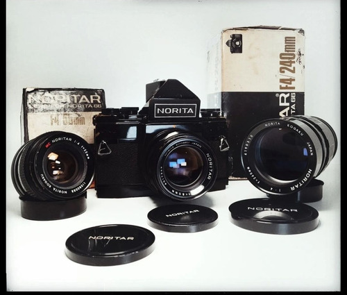 Camera Graflex Norita 66 + Lente 80mm F2(dream Lens) E 55mm 
