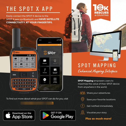 Spot X Mensajero Gps Satelital 2 Vías Con Sos