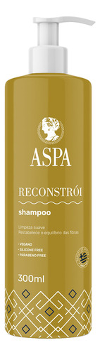 Aspa Shampoo Reconstrutor Vegano Sem Parabeno/silicone 300ml
