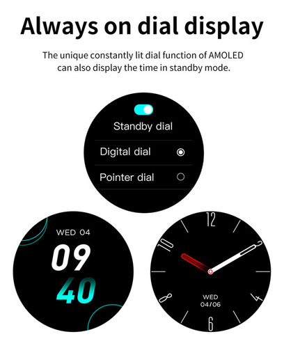 Reloj Inteligente Smart Max11 Senbono Fulltouch De 1,43 PuLG
