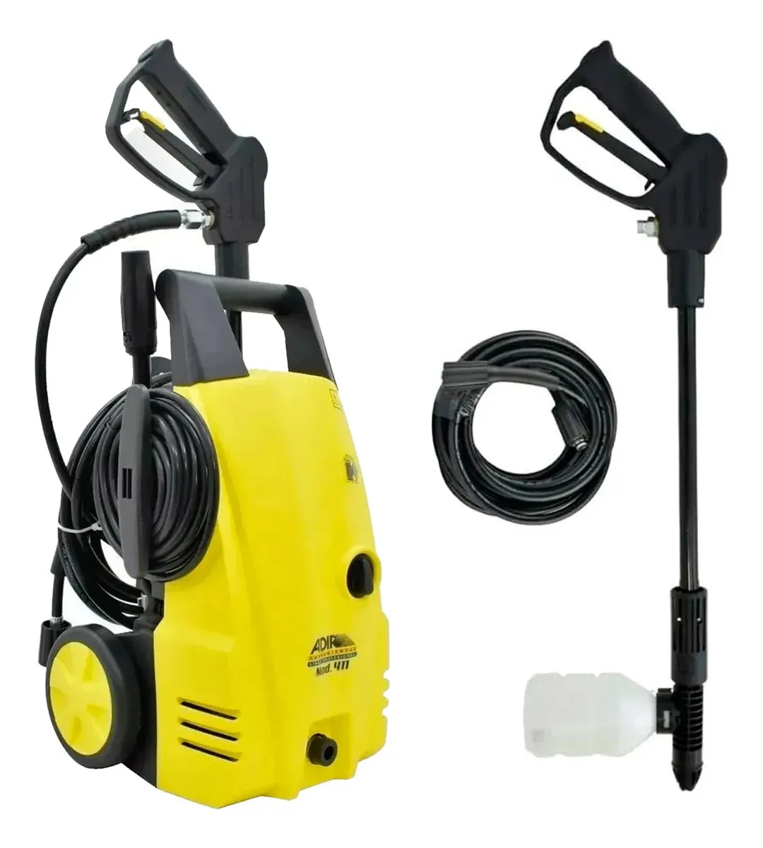 Hidrolavadora 2030 PSI 1200W Alta Presión Amarilla ADIR 411