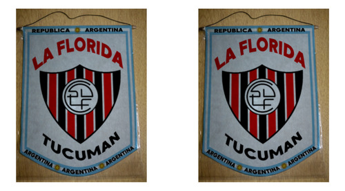 Banderin Grande 40cm Club La Florida Tucuman