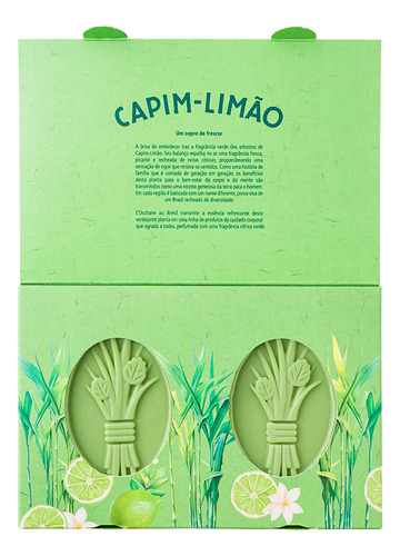 Kit Sabonete Perfumado Capim Limão 2x100g Loccitane