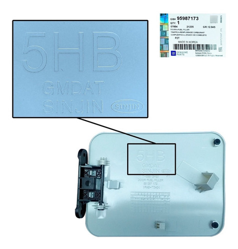 Imagen 7 de 10 de Tapa Gasolina Externa Aveo 5 Puertas Hatchback Original