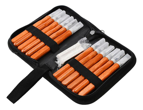 12 Piezas Pro Tallado De Madera Cincel Set Cuchillo