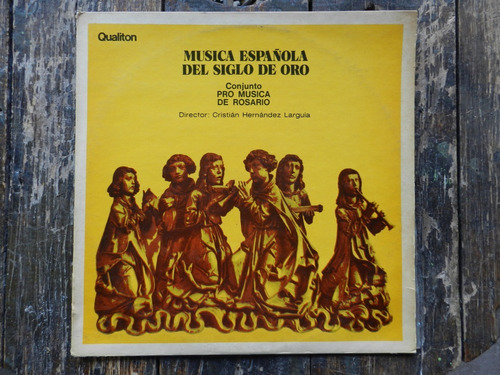 Pro Musica De Rosario Musica Española Siglo De Oro  Lp Ex