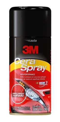 Cera Spray 3m Protetora  Cera Rápida 300ml