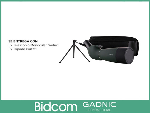Imagen 7 de 9 de Telescopio Monocular Portátil Gadnic + Tripode