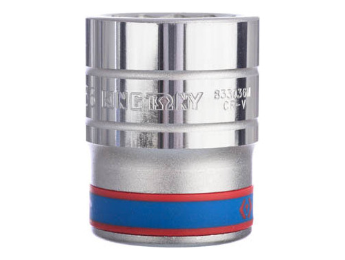 Soquete Estriado 75mm Com Encaixe De 1'' King Tony - 833075m