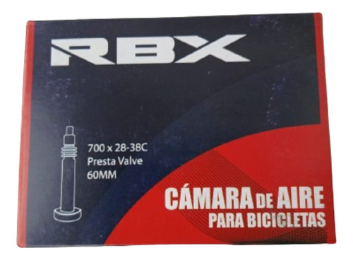 Camara Bicicleta Rbx Aro 700 X 28-38c Valvula Francesa 60mm