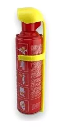 Extinguidor Recargable Color Rojo con Base para Uso Automotriz Tunix